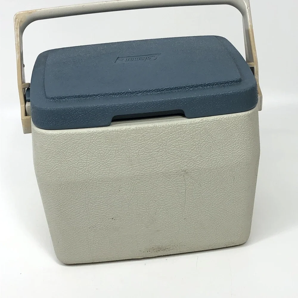 Vintage Colman Lunchbox Cooler 5272 Armour 6 Pack Beer Tail Gate Fishing Hunting
